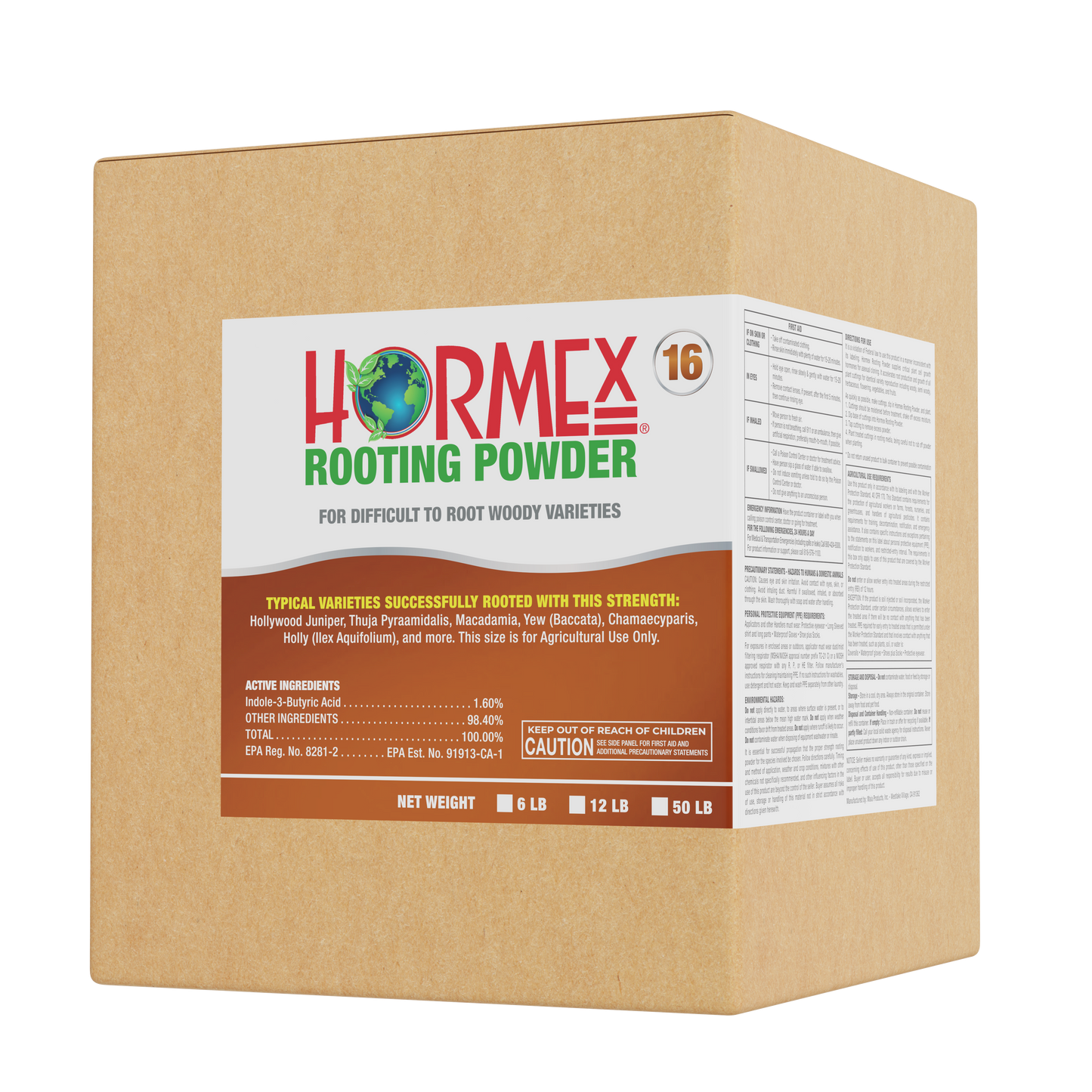 Hormex Rooting Powder #16 | Clone Difficult to Root Plants From Cuttings