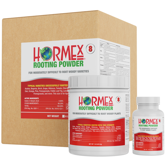 Hormex Rooting Powder #8 | Clone Moderately Difficult to Root Plants From Cuttings