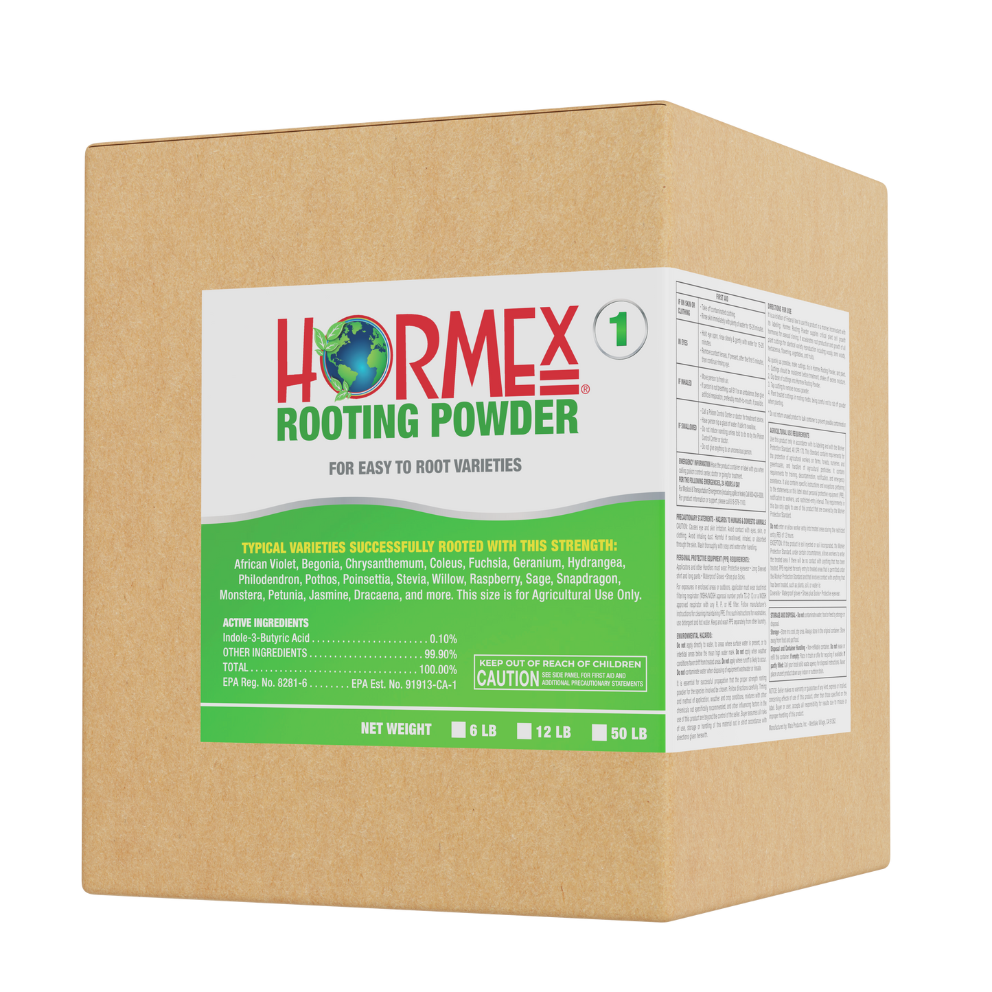 Hormex Rooting Powder #1 | Clone Easy to Root Plants From Cuttings