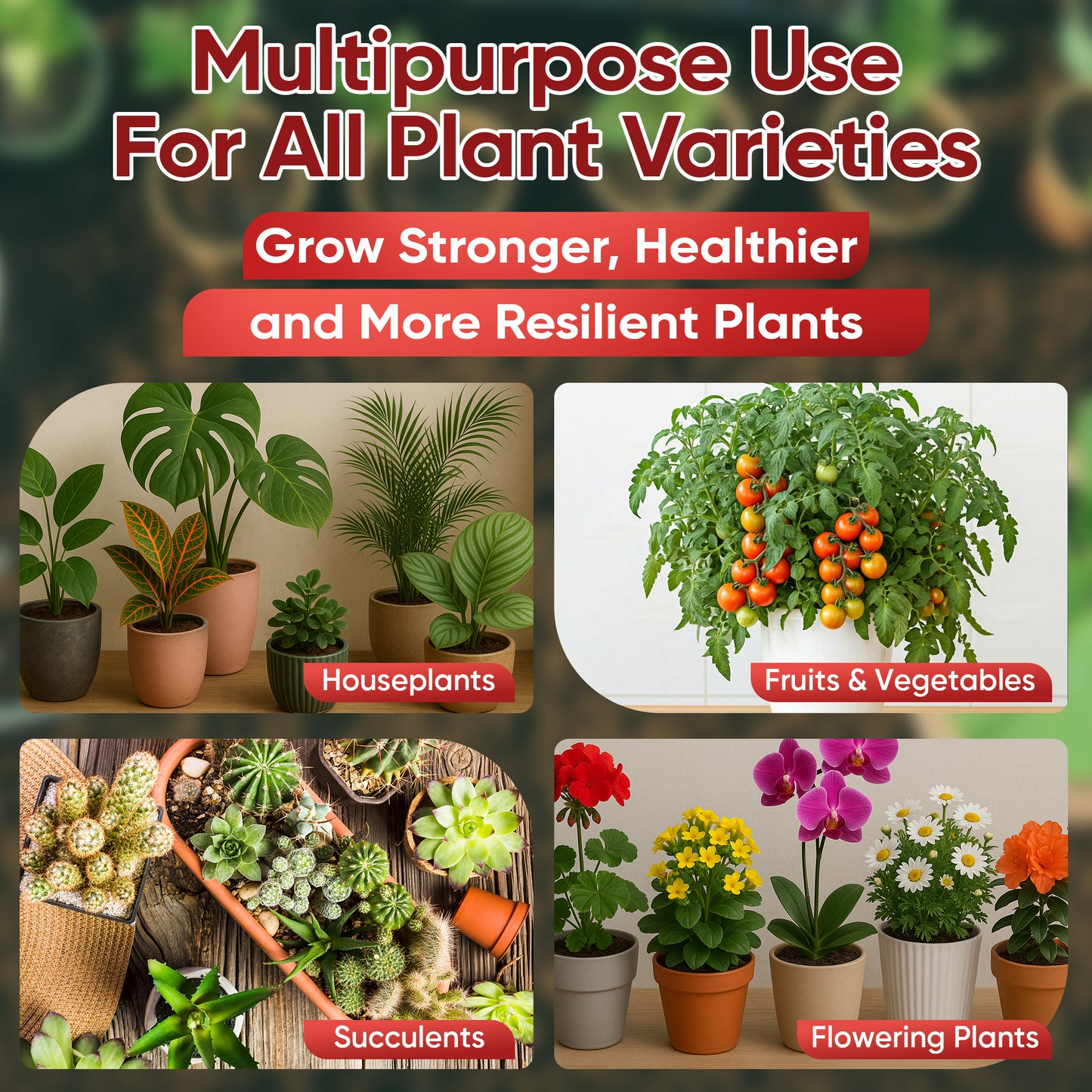 Hormex Mother Mist - Cal-Mag-Iron + B1 Misting Spray for All Plant Varieties - Boost Growth, Strengthen Plants & Improve Cloning Success - Nutrient Mist for Houseplants, Flowers, Vegetables & More