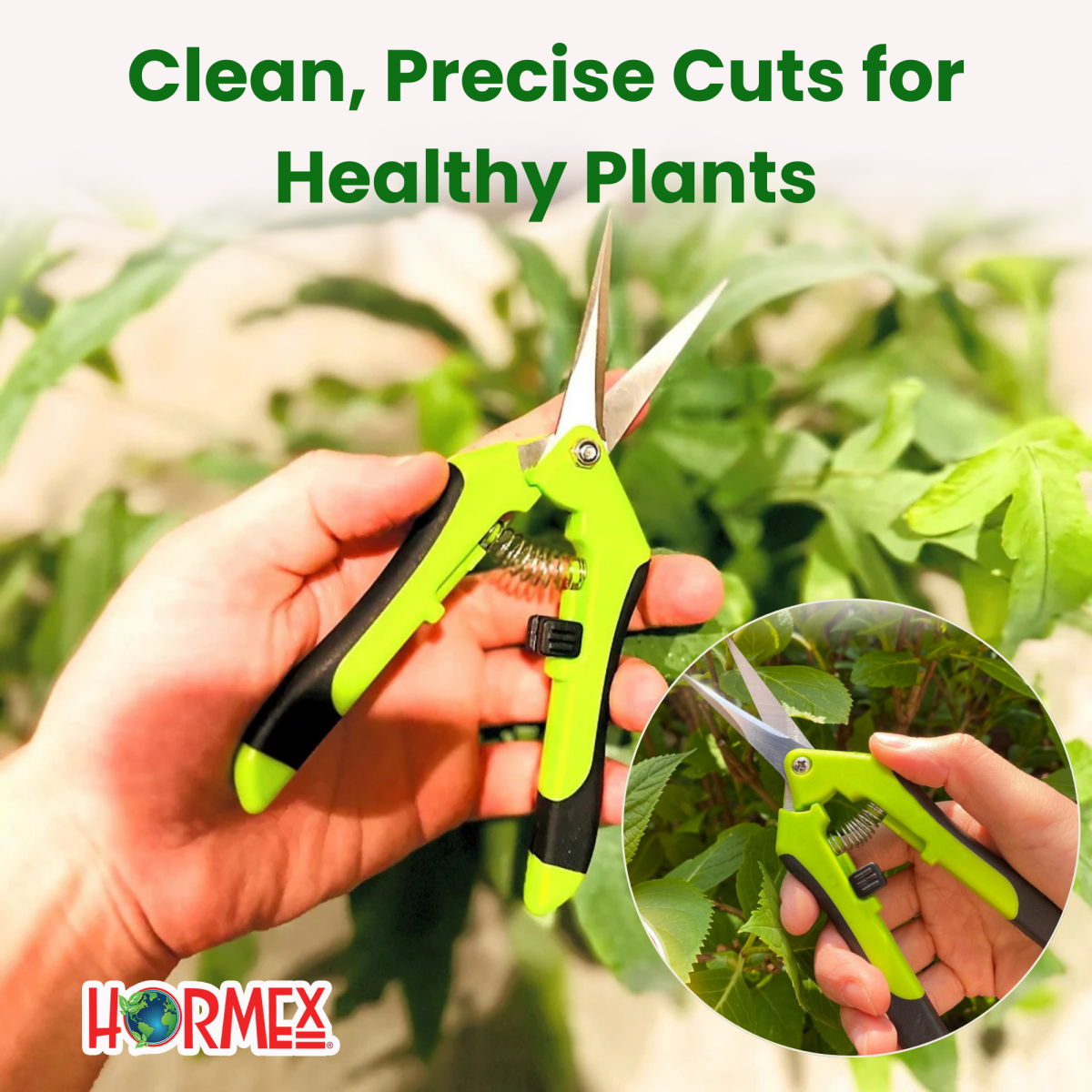 Hormex Cloning Shears - Precision straight-blade shears designed for clean accurate cuts ideal for plant cuttings