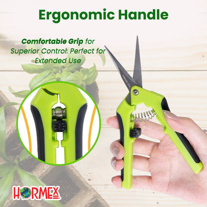 Hormex Cloning Shears - Precision straight-blade shears designed for clean accurate cuts ideal for plant cuttings