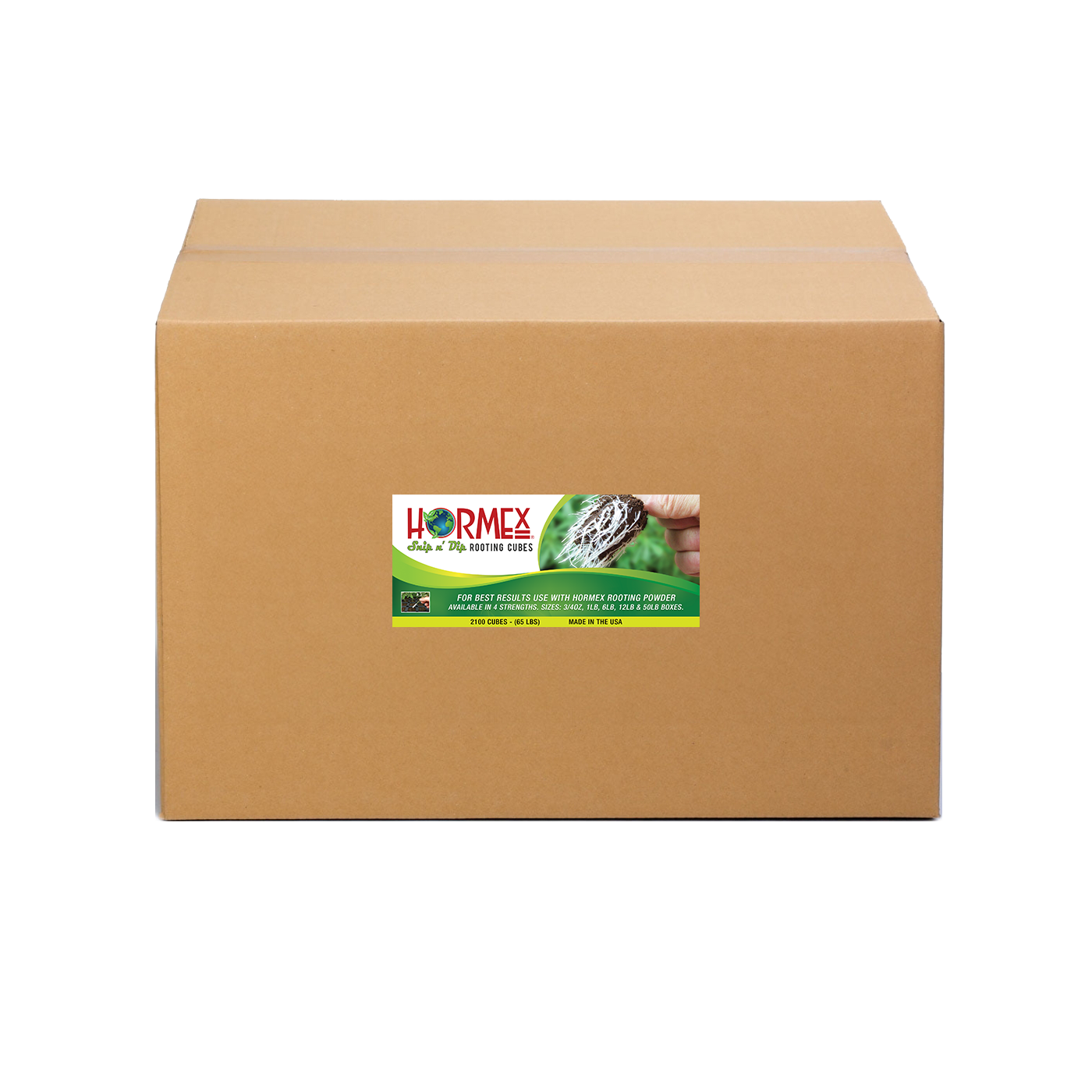 Hormex Rooting Cubes - Grow Plants from Cuttings or Start from Seed - Peat Moss & Coco Plugs - For Strong Roots &