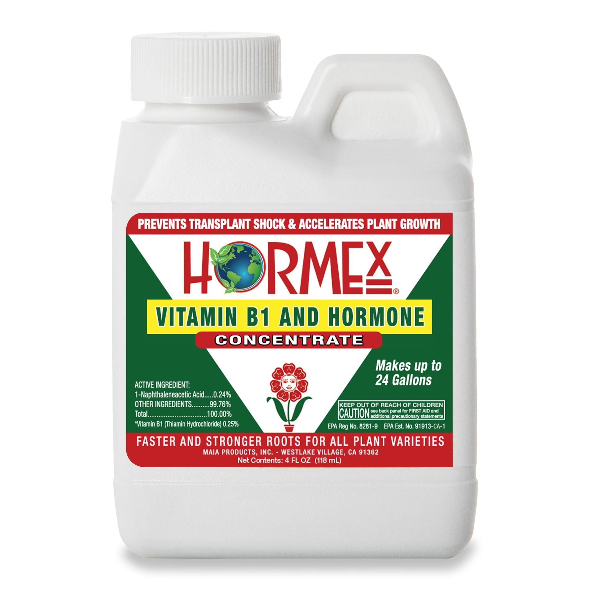 Hormex Rooting Hormone Concentrate with B1 – Root Growth Stimulator for Stronger, Thriving Plants - Prevents Transplant Shock - Hydroponics, Houseplants, Gardens, Trees, Fruits and Vegetables