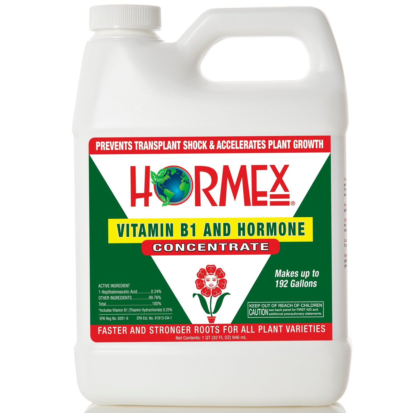 Hormex Rooting Hormone Concentrate with B1 – Root Growth Stimulator for Stronger, Thriving Plants - Prevents Transplant Shock - Hydroponics, Houseplants, Gardens, Trees, Fruits and Vegetables